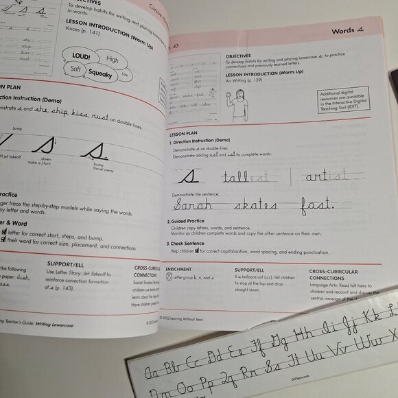 3rd D Grade Handwriting Without Tears Writing Journal Cursive Teachers Guide Lot - Picture 3 of 6